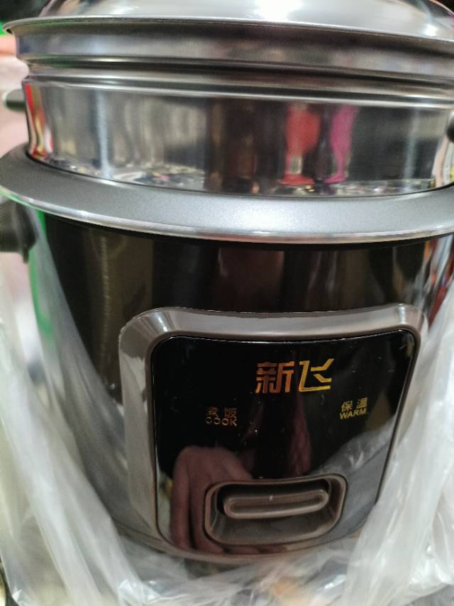 新飞电饭煲大容量家用不锈钢多功能老式正品蒸煮家用不粘锅 3~5L 机械款 官方旗舰店2-8人晒单图