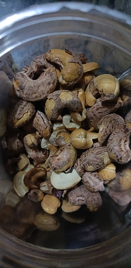 [姚生记]紫衣腰果仁518g*2罐 带皮盐焗无添加越南进口 特大紫皮零食坚果罐装 烘干坚果健康小零食晒单图