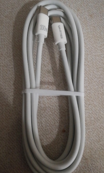 苏宁宜品100W TypeC-TypeC数据线 K系列超级快充线 2米加长线 数据传输晒单图