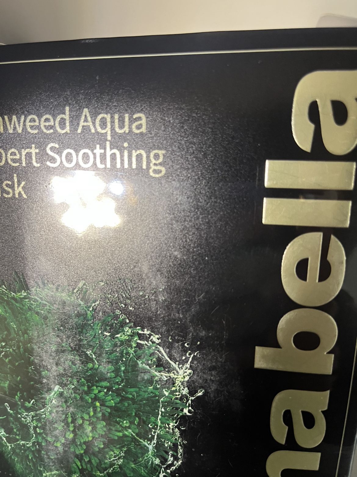 [99三盒]ANNABELLA 泰国安娜贝拉海藻面膜深层补水提亮肤色舒缓肌肤保湿深海矿物1盒装10片/盒晒单图