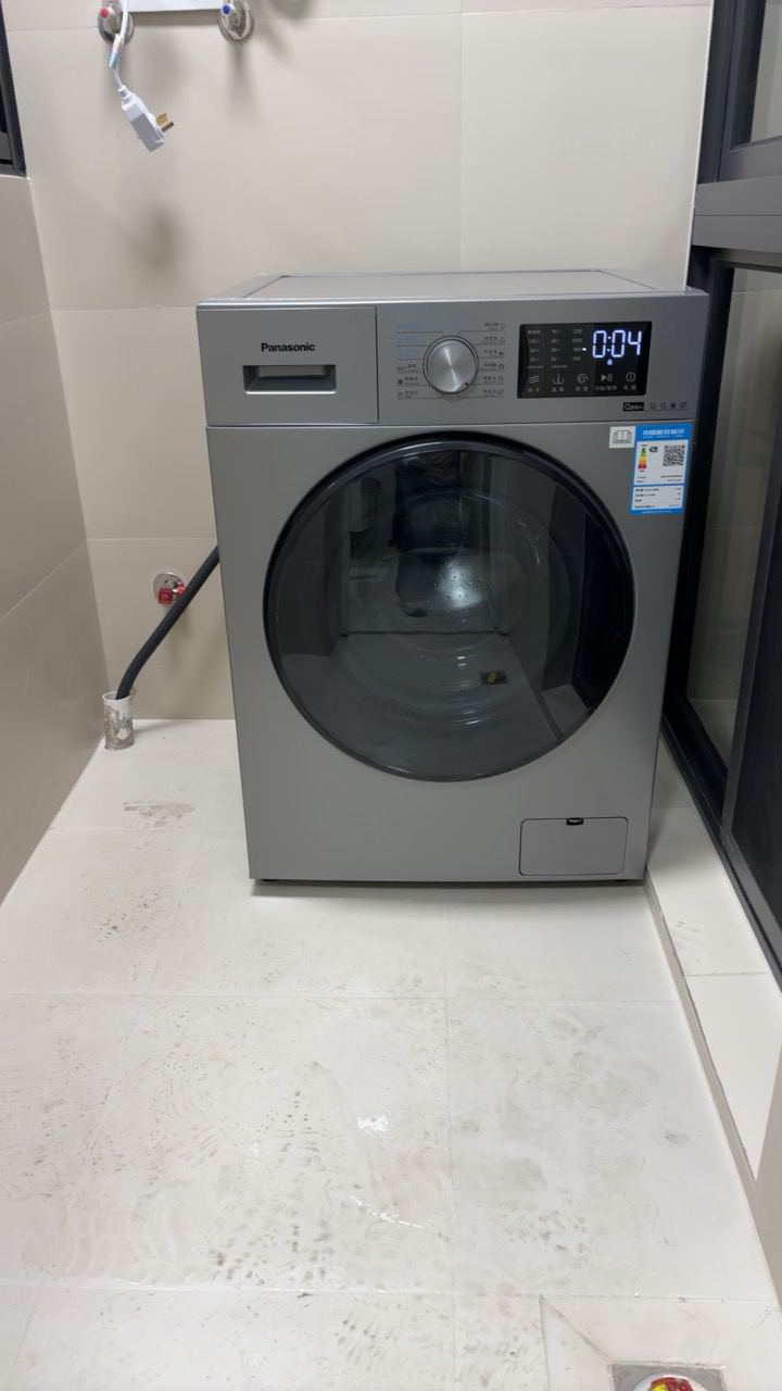 松下12kg滚筒全自动洗衣机大海豹直驱电机超高洗净比洗衣机羊毛羽绒洗 除螨洗高温自清洁 XQG120-J2MD1洗烘一体晒单图