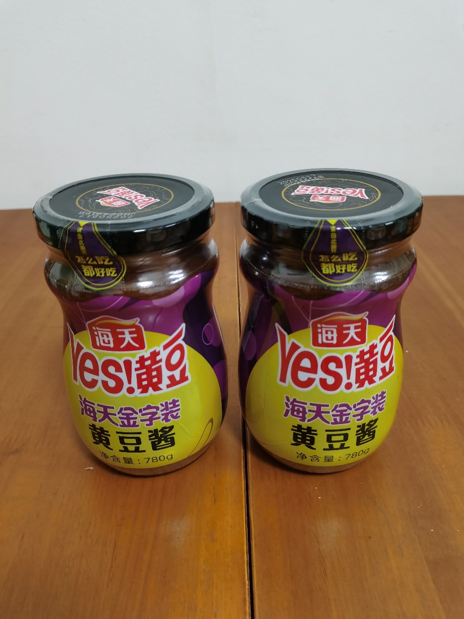 海天豆瓣酱 金字装黄豆酱780g*2 非转基因黄豆发酵 蘸食酱焖拌饭下饭酱晒单图