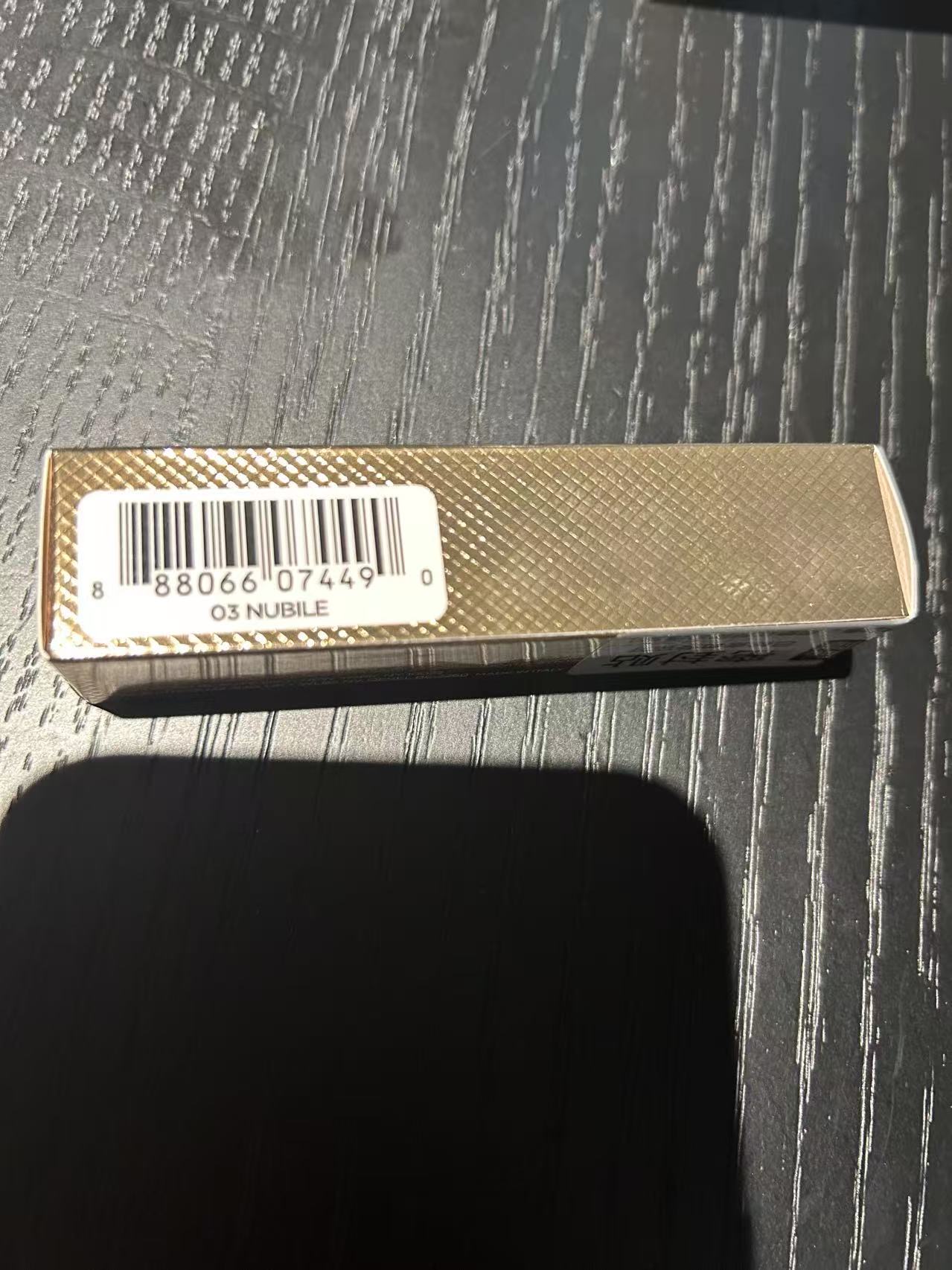 汤姆福特(Tom Ford)口红 TF口红 TF黑白金极细管口红3.3g 白金细管03nubile#日杂奶/茶晒单图