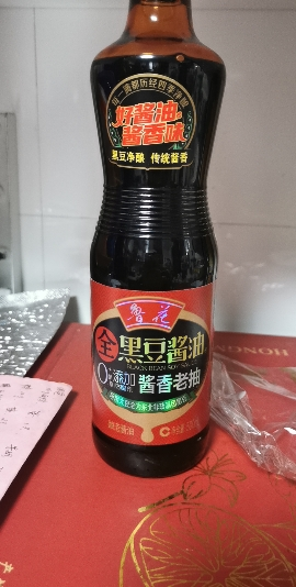 鲁花全黑豆老抽500ml酿造老抽小瓶上色红烧肉炒菜调味料晒单图