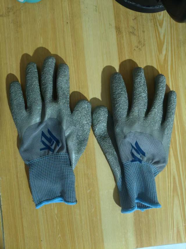音汐斯特 手套 寖胶灰纱灰皱纹L码晒单图