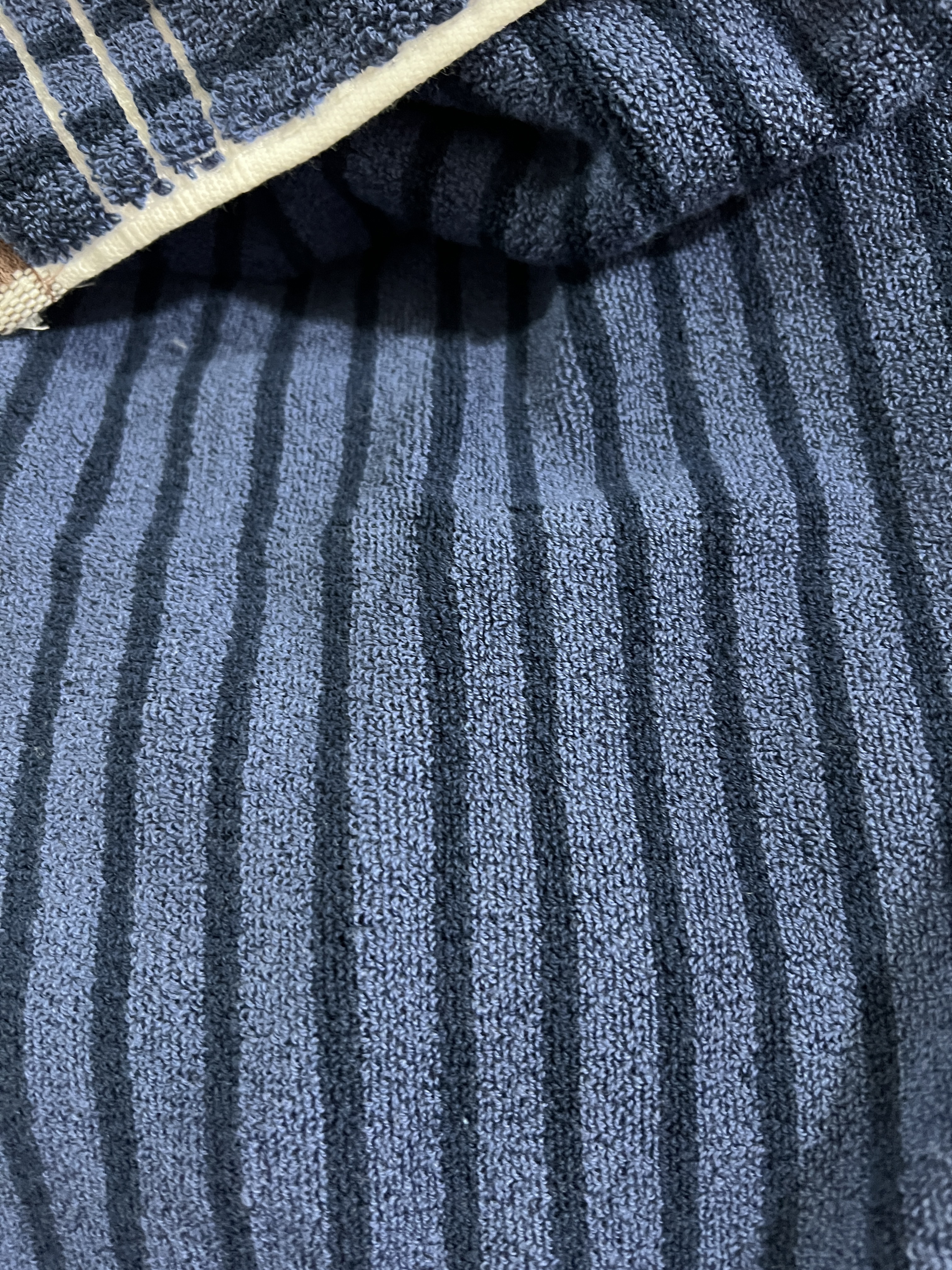 世纪金鹰 精梳棉高端条纹面巾 125g*1 条晒单图