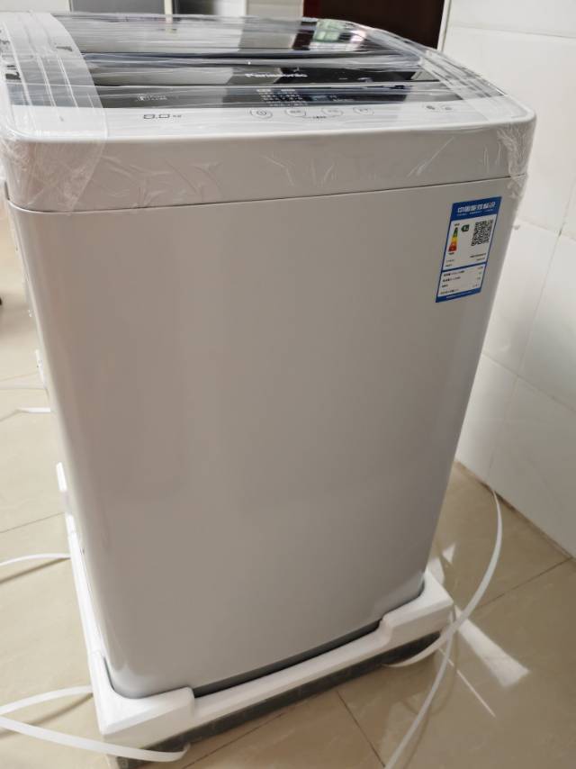 松下8kg大容量出租房1级能效全自动波轮洗衣机0.9洗净比智能洗XQB80-K3F1晒单图