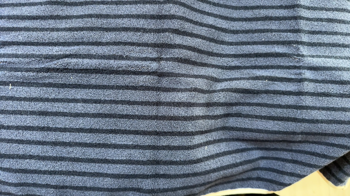 世纪金鹰 精梳棉高端条纹面巾 125g*1 条晒单图