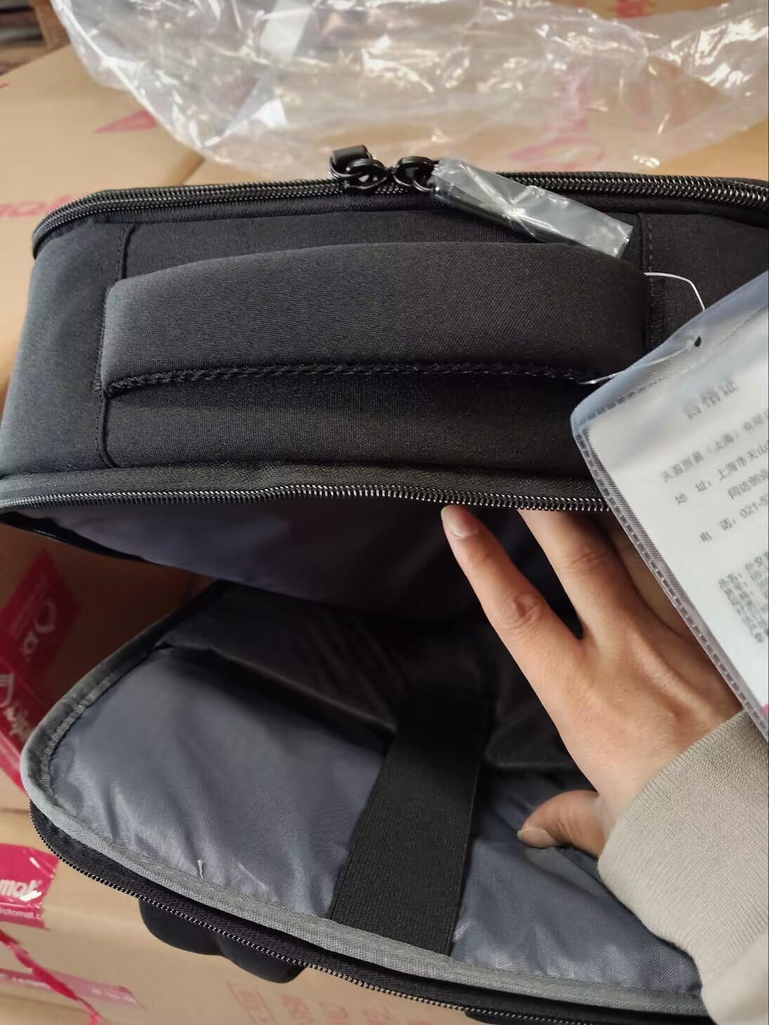 苏宁宜品 x外交官Diplomat 双肩背包 差旅通勤背包电脑背包晒单图