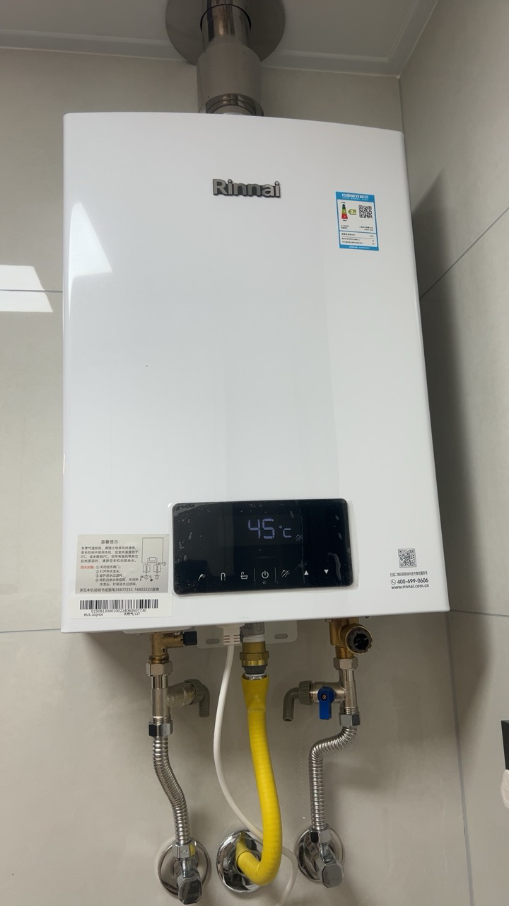 林内(Rinnai) 16升燃气热水器水量伺服器恒温16QC08/QC08家用12T天然气旗舰款晒单图