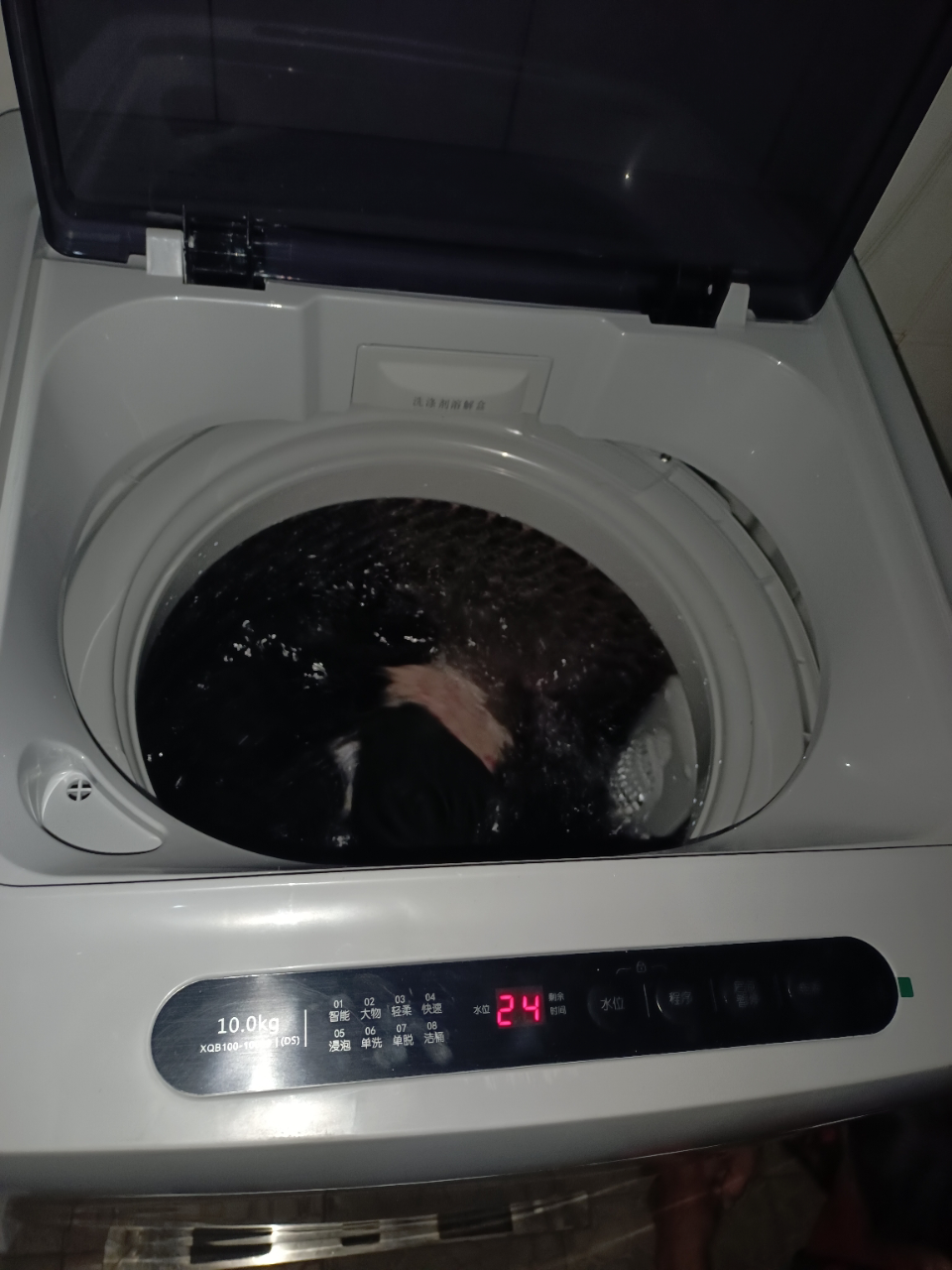 威力10公斤全自动波轮洗衣机 抗菌波轮 家用洗脱大容量 XQB100-10099晒单图