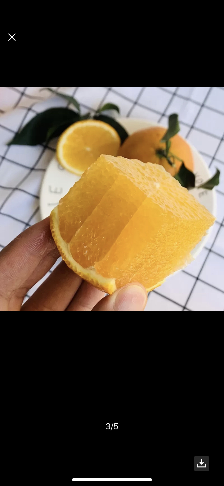 [西沛生鲜]当季爱媛38号 果冻橙 可以吸的新鲜水果 中果 净重3斤 单果65mm以上晒单图