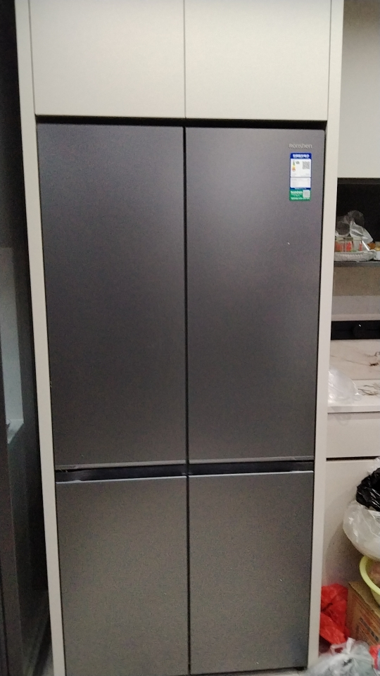 容声(Ronshen)506升智感双净双系统双循环60CM平嵌对开门冰箱变频风冷BCD-506P60CZGAK清辉印晒单图