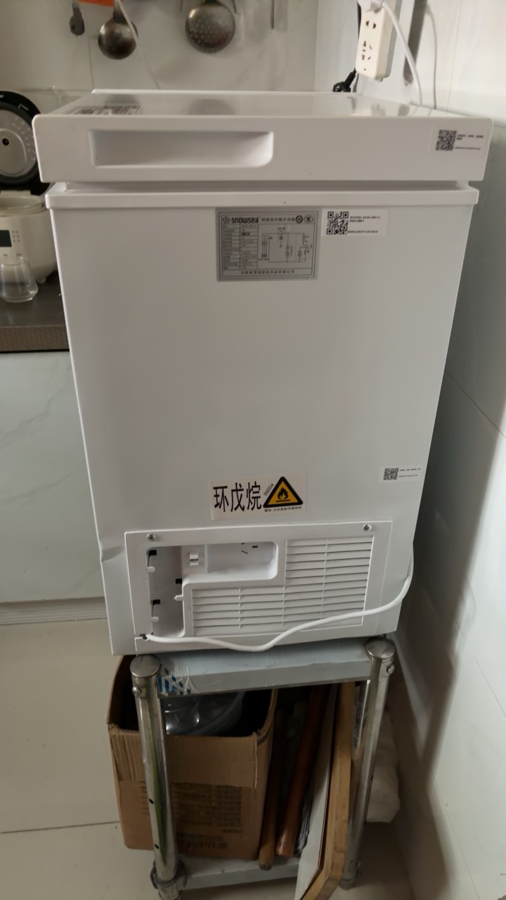 香雪海 小冰柜单温减霜家用小冰柜冷冻保鲜迷你冷藏商用卧式冷柜 家用小型节能省电储母乳冰柜BD/BC-68S118晒单图