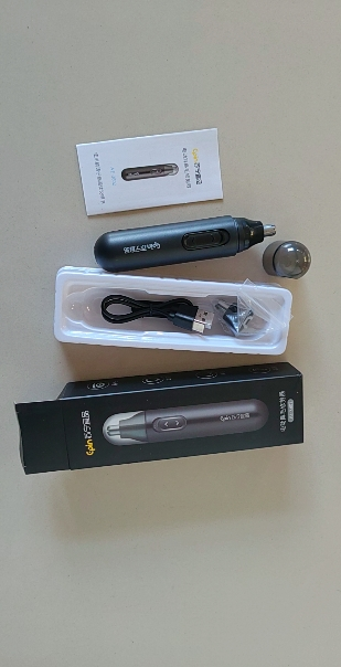 苏宁宜品电动鼻毛修剪器男士鼻毛清理器男用刮鼻毛剪刀刀头水洗男女刀头水洗Type-C充电晒单图