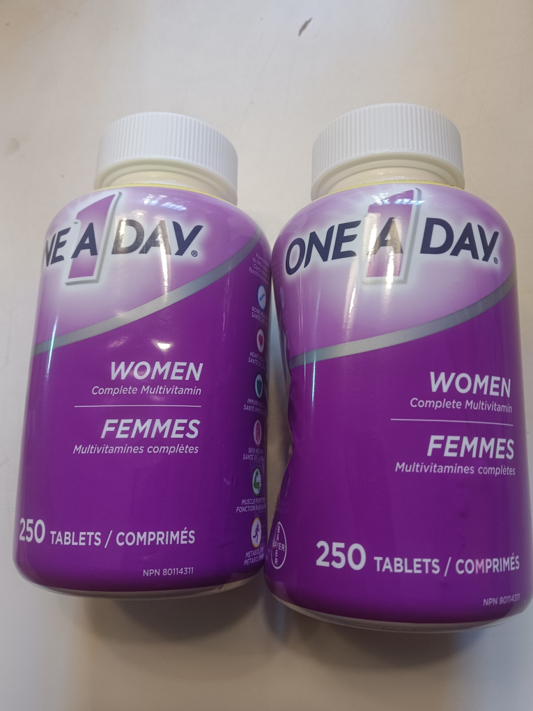 One A Day女士复合维生素250粒矿物质B族女性补铁补钙晒单图