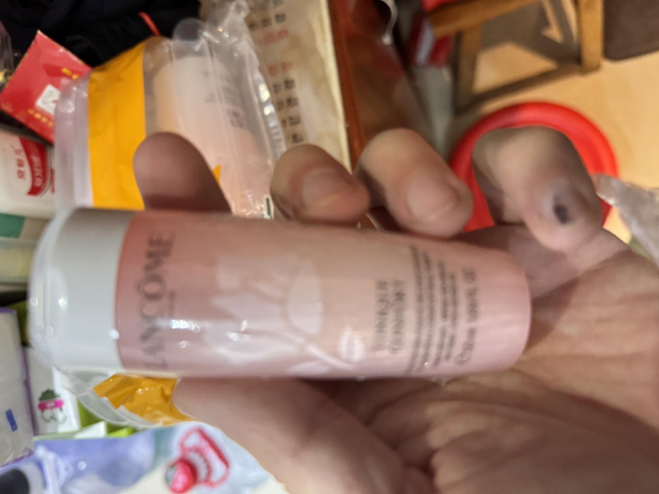 LANCÔME 兰蔻玫瑰露清滢柔肤粉水爽肤水400毫升干皮真爱补水保湿大粉水两瓶装+50ml小样晒单图