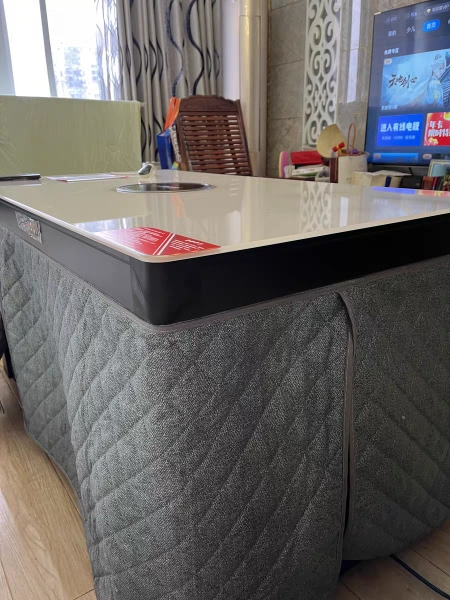 雪中情电暖桌取暖桌电暖炉电烤桌烤火桌茶几一体升降电暖茶几家用客厅长方形烤火炉电炉取暖器电暖器电茶几水晶浮雕1.2米晒单图