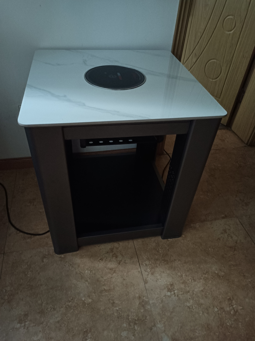 富炬电暖炉桌取暖桌多功能电暖桌家用正方形烤火炉取暖器电烤桌取暖炉四面烤火桌子电炉子电炉桌电烤炉电热桌 悦家方几65晒单图