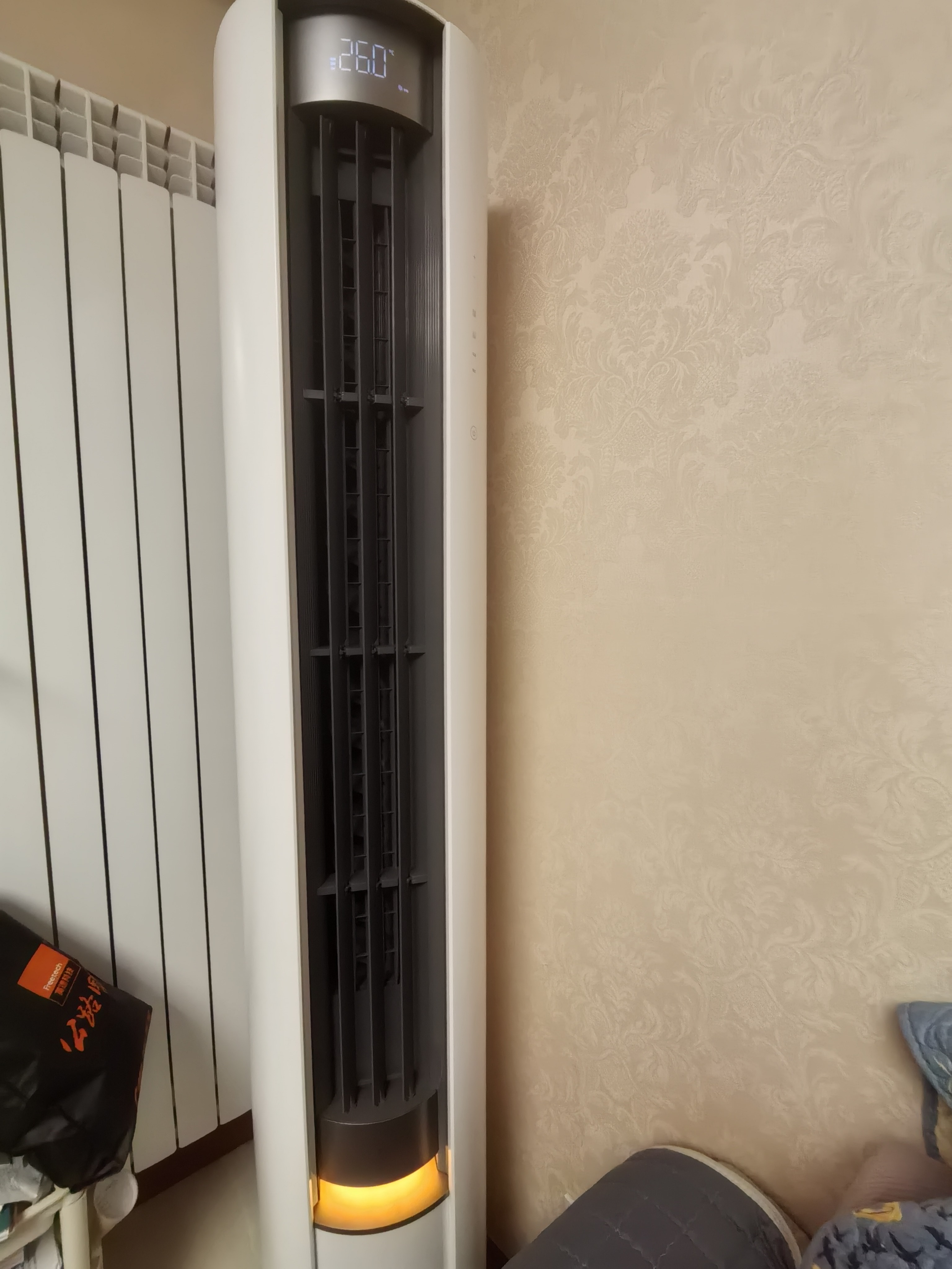 米家小米空调3匹巨省电Pro超一级能效飓风动力变频冷暖大风口客厅立式圆柱柜机72LW-NA10/N2A1(W)晒单图