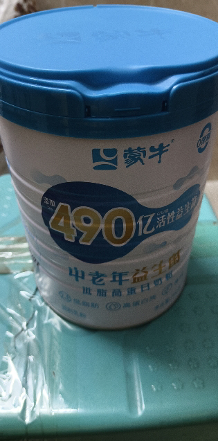 蒙牛中老年低脂益生菌高蛋白奶粉700g高钙营养食品牛奶粉冲饮晒单图