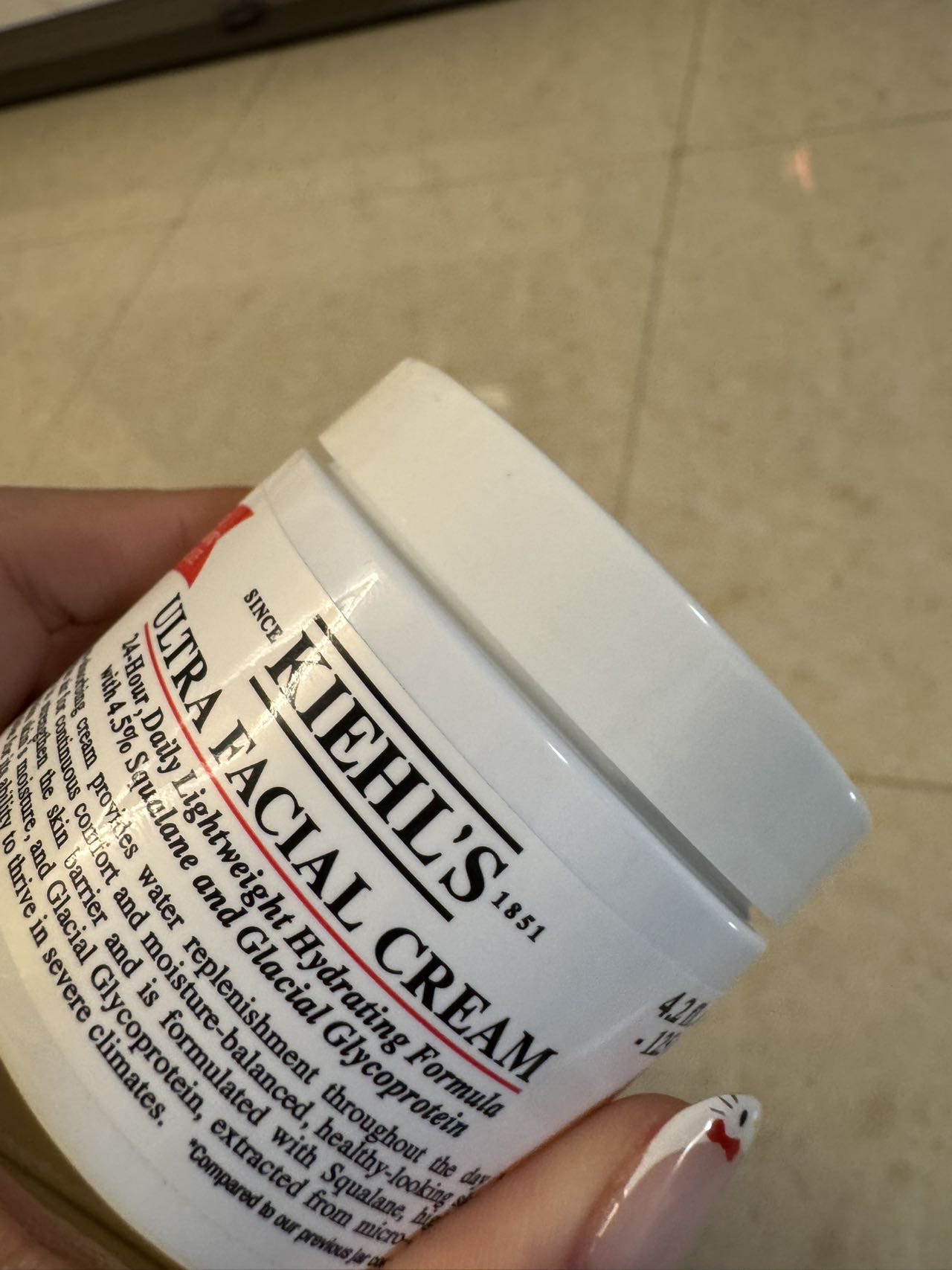 科颜氏(Kiehl's) 高保湿面霜 (补水保湿 滋养肌肤 乳液面霜 滋润保湿)高保湿面霜125ml晒单图
