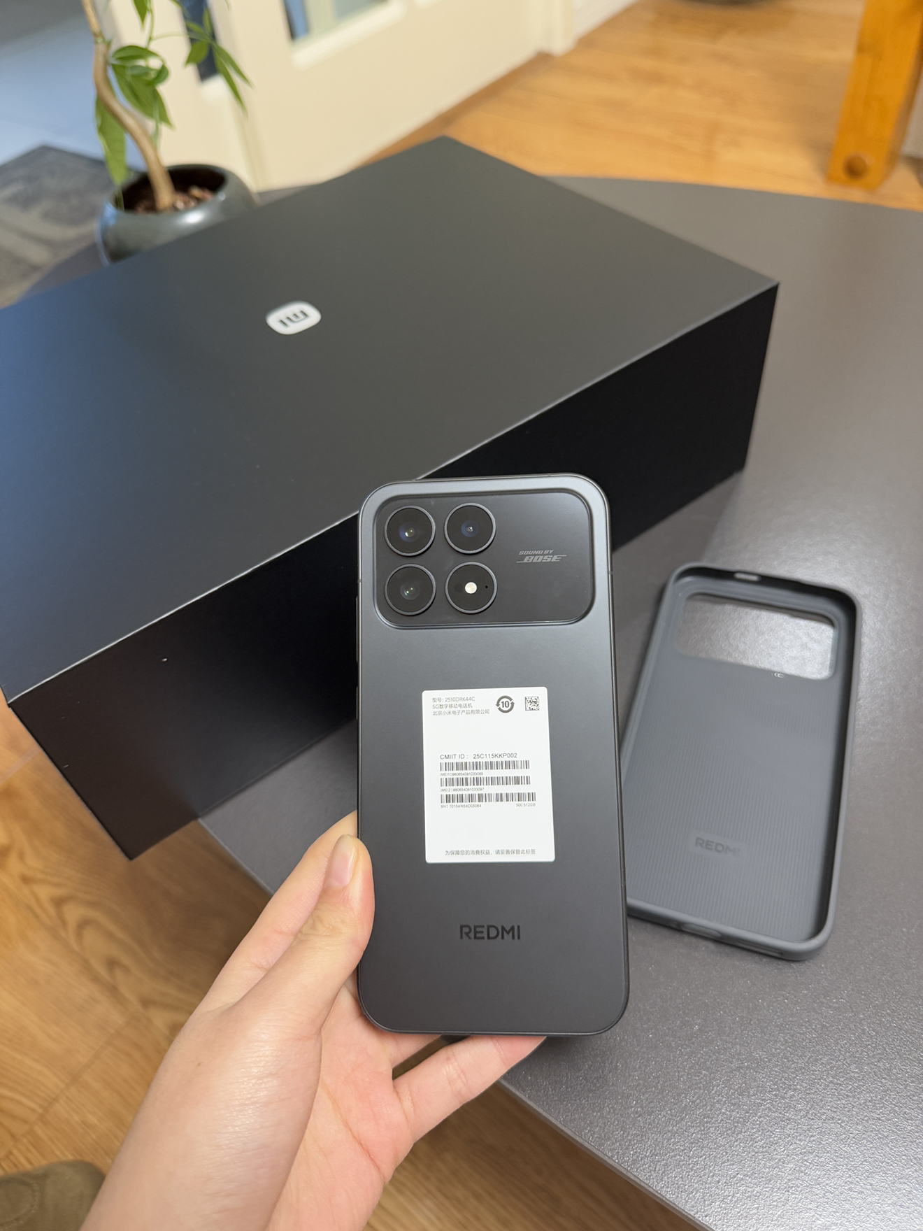 [手机]小米 REDMI K90 黑色 16GB内存 512GB存储新品手机自营旗舰店游戏拍照学生旗舰智能手机小米手机红米手机redmik90晒单图