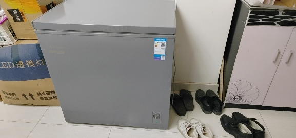 [官方正品]美的小冷柜200升 减霜家用囤货 一级能效冰柜母婴母乳小冰柜 BD/BC-200KMF(E)晒单图