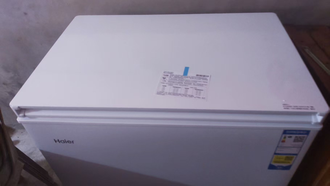 海尔201升卧式冷柜一级能效低霜家用冰柜 冷藏柜冷冻柜小冰柜家用商用小型冰箱大容量冷柜 BC/BD-201G晒单图