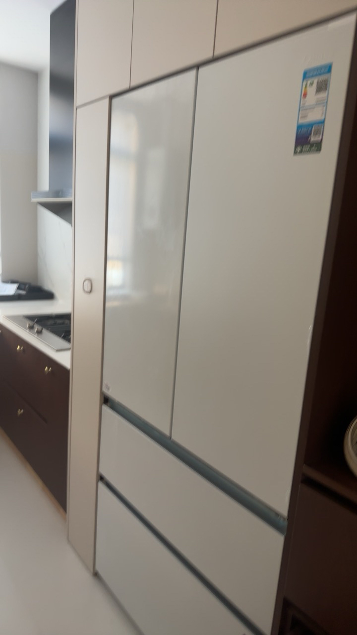 [自营]美的冰箱(Midea)熊墩墩Pro600法式双系统除菌一级能效制冰嵌入电冰箱BCD-600WUFIPZM(E)白晒单图