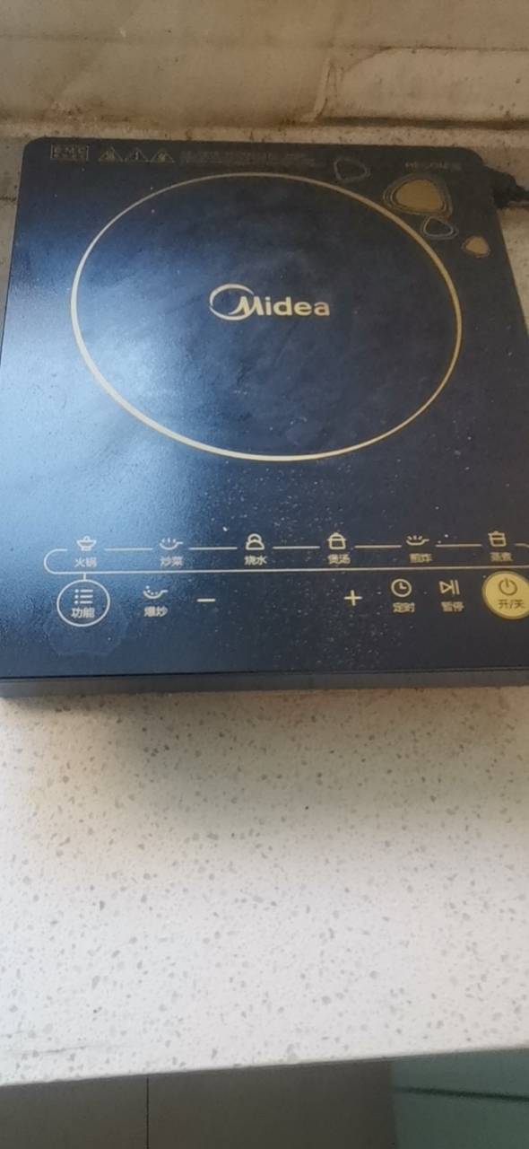 美的(Midea)电磁炉大功率家用猛火爆炒菜大面板八档火力纤薄电磁灶火锅炉过热自动断电C21-WK2102(汤锅+炒锅)晒单图