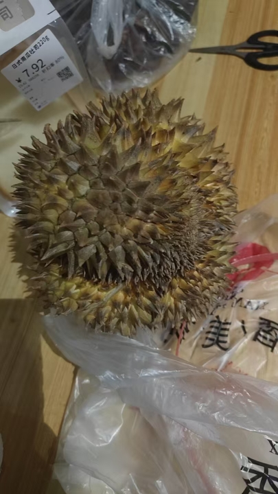 顺丰快递[苏鲜生]泰国金枕榴莲 进口榴莲 1个装 3-4斤 软糯香甜 新鲜水果晒单图