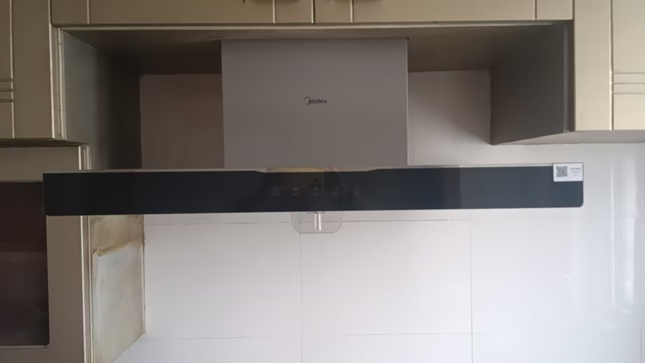 美的(Midea) 家用抽油烟机19立方大吸力欧式顶吸排烟机智感干洗触屏易操作吸油烟机CXW-260-T33A晒单图