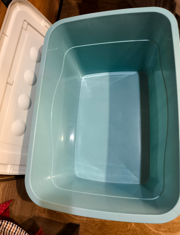 苏宁宜品 SNYP-SNX184 大号蓝色 家用衣服玩具储物箱加厚衣柜整理箱晒单图