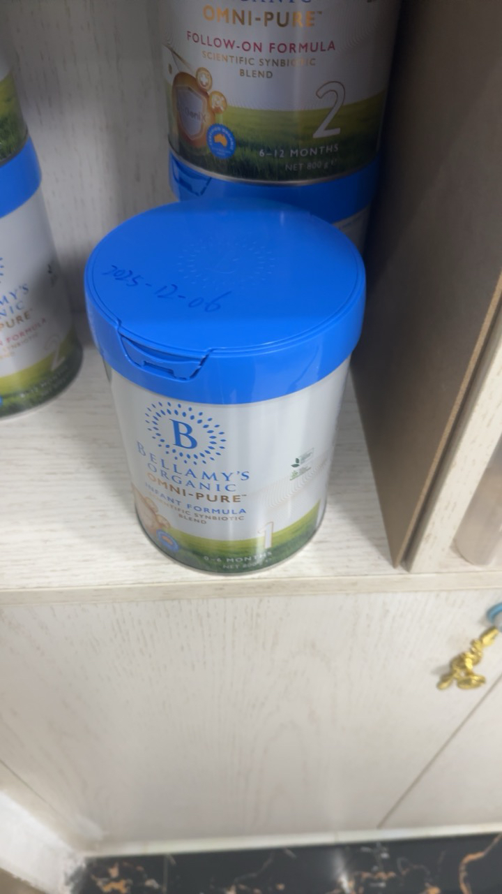 原装进口Bellamy's贝拉米 OMNI-PURE有机婴儿配方奶粉2段0-6个月800g晒单图