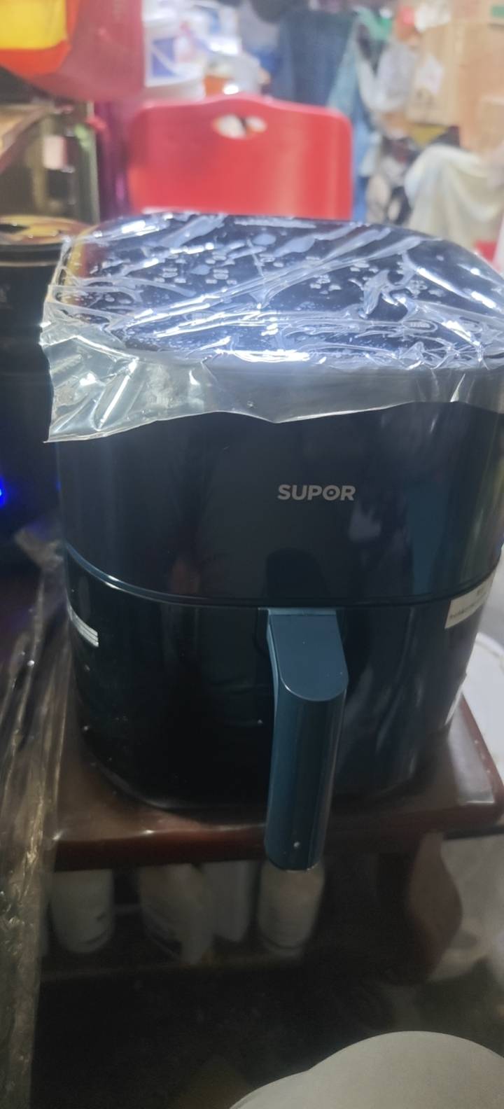 苏泊尔(SUPOR)空气炸锅家用6L大容量 可视 不用翻面 蒸汽嫩炸 大功率 液晶触控智能多功能电炸锅KD60D830A晒单图