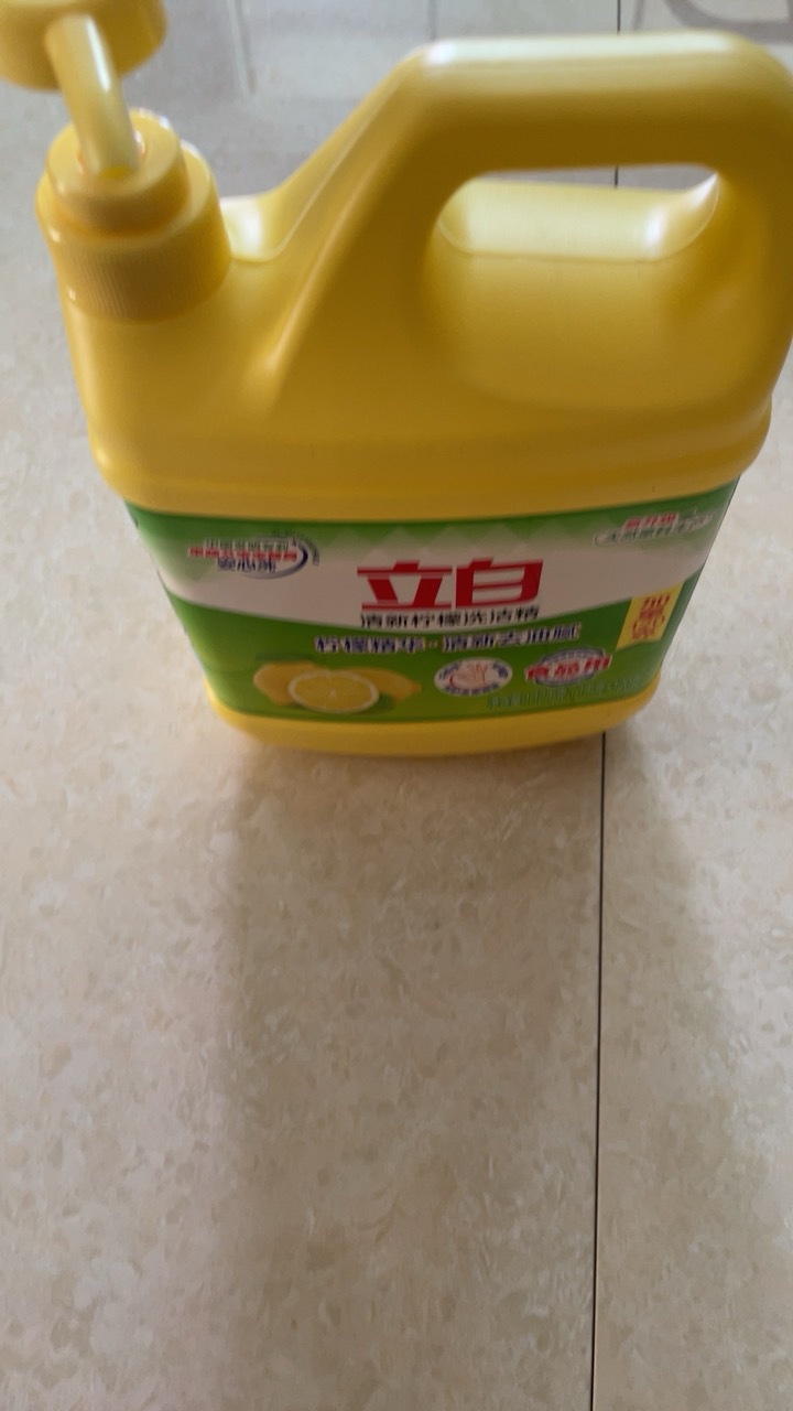 立白生姜洗洁精5斤大桶装除腥祛味不伤手食品用果蔬餐盘放心洗晒单图