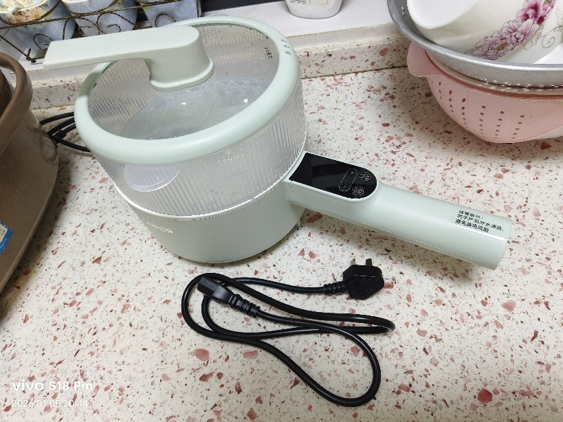 苏泊尔 SUPOR 多功能锅 电煮锅电炒锅电蒸锅电火锅小电锅宿舍小锅 泡面锅 带蒸屉1.6L多用途锅H20YC841A晒单图