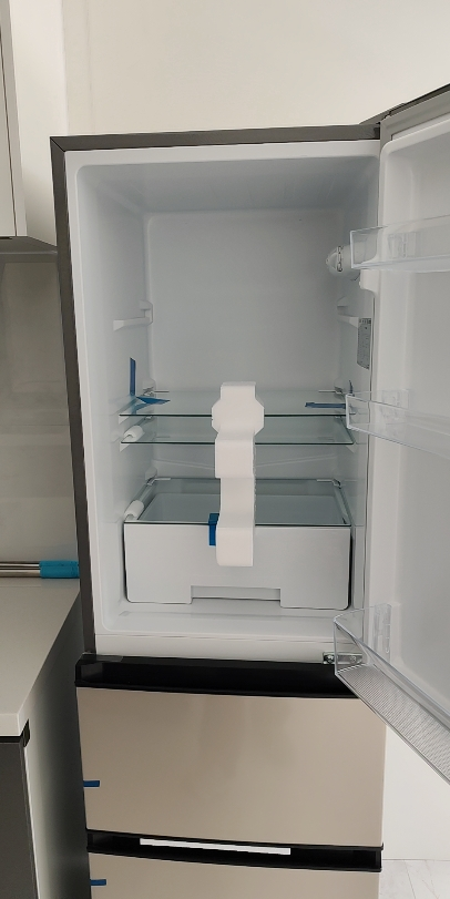 离子净美菱210升双门小冰箱 49.4cm窄机身直冷微霜家用小型两门小冰箱电冰箱以旧换新自营BCD-210L3CD金色晒单图