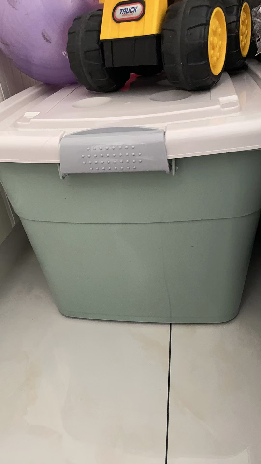 苏宁宜品 SNYP-SNX189 加大号绿色防潮收纳箱玩具储物箱晒单图