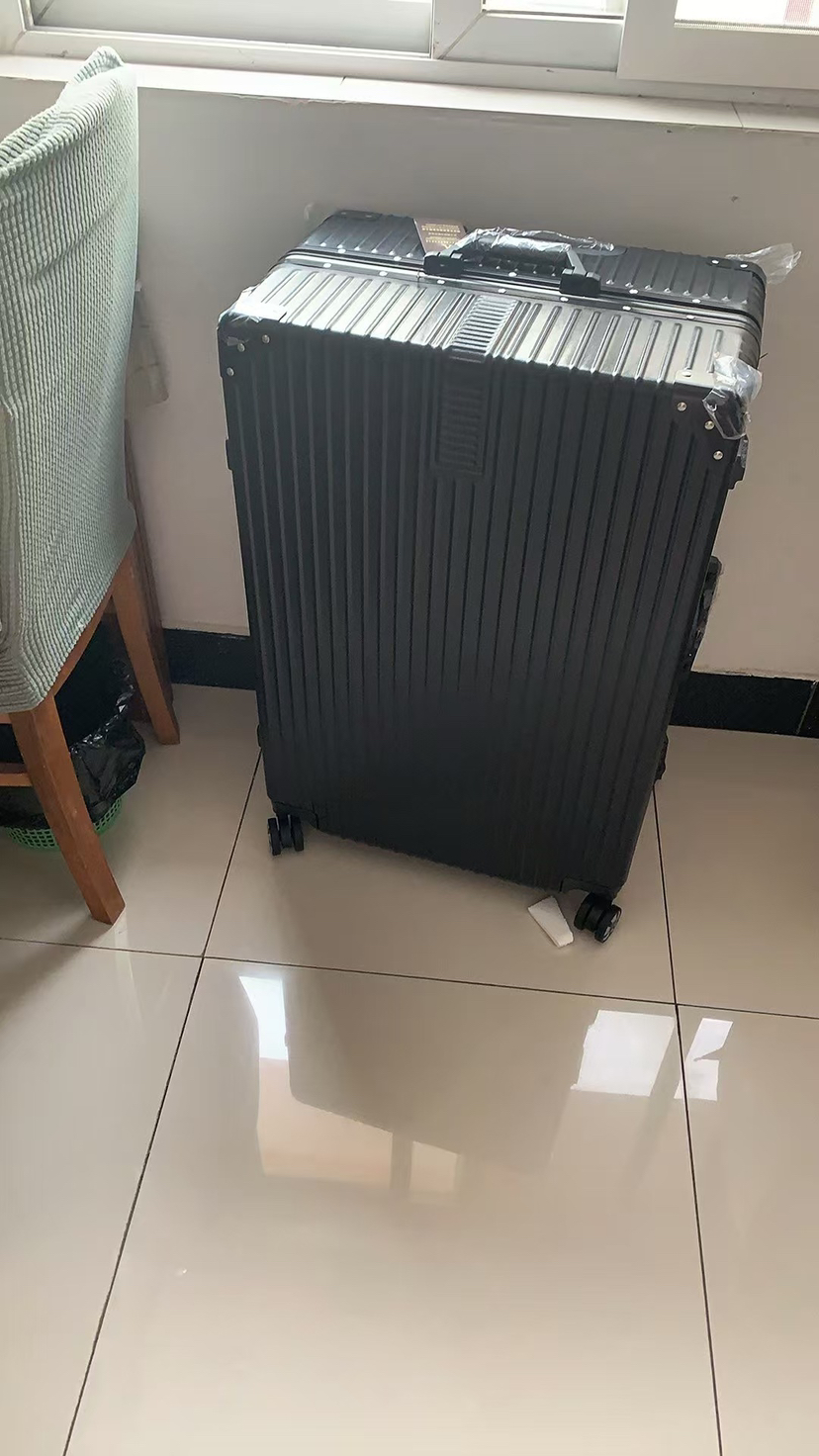 苏宁宜品 SNYP-XLX135旅行拉杆箱万向轮行李箱密码箱直角铝框款24英寸晒单图