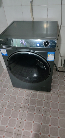 Haier海尔洗衣机 滚筒洗衣机10公斤大容量变频全自动超薄一级能效节能滚筒洗衣机晒单图
