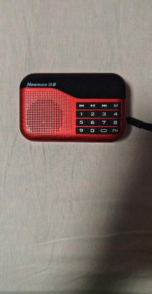 纽曼N63红 充电收音机便携式 多媒体音响插卡音箱新款 半导体广播老年人 迷你微小型袖珍随身听广播调频fm听戏机歌曲晒单图