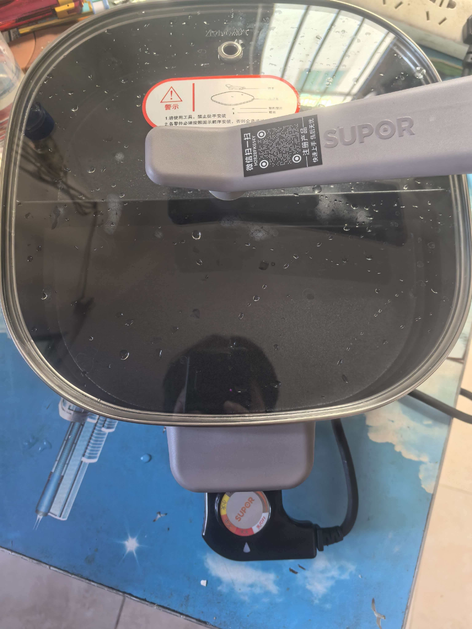 苏泊尔 SUPOR 电火锅 鸳鸯锅火锅专用锅涮肉锅电煮锅火锅锅 家用多功能锅 电热锅 多用途锅 H2828FK614Y晒单图