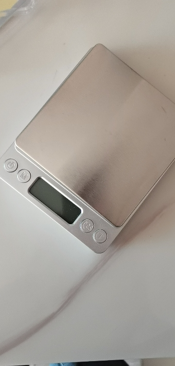 厨房秤烘焙电子秤家用小型克重精准称重食物秤(500g/0.01g电池款)晒单图