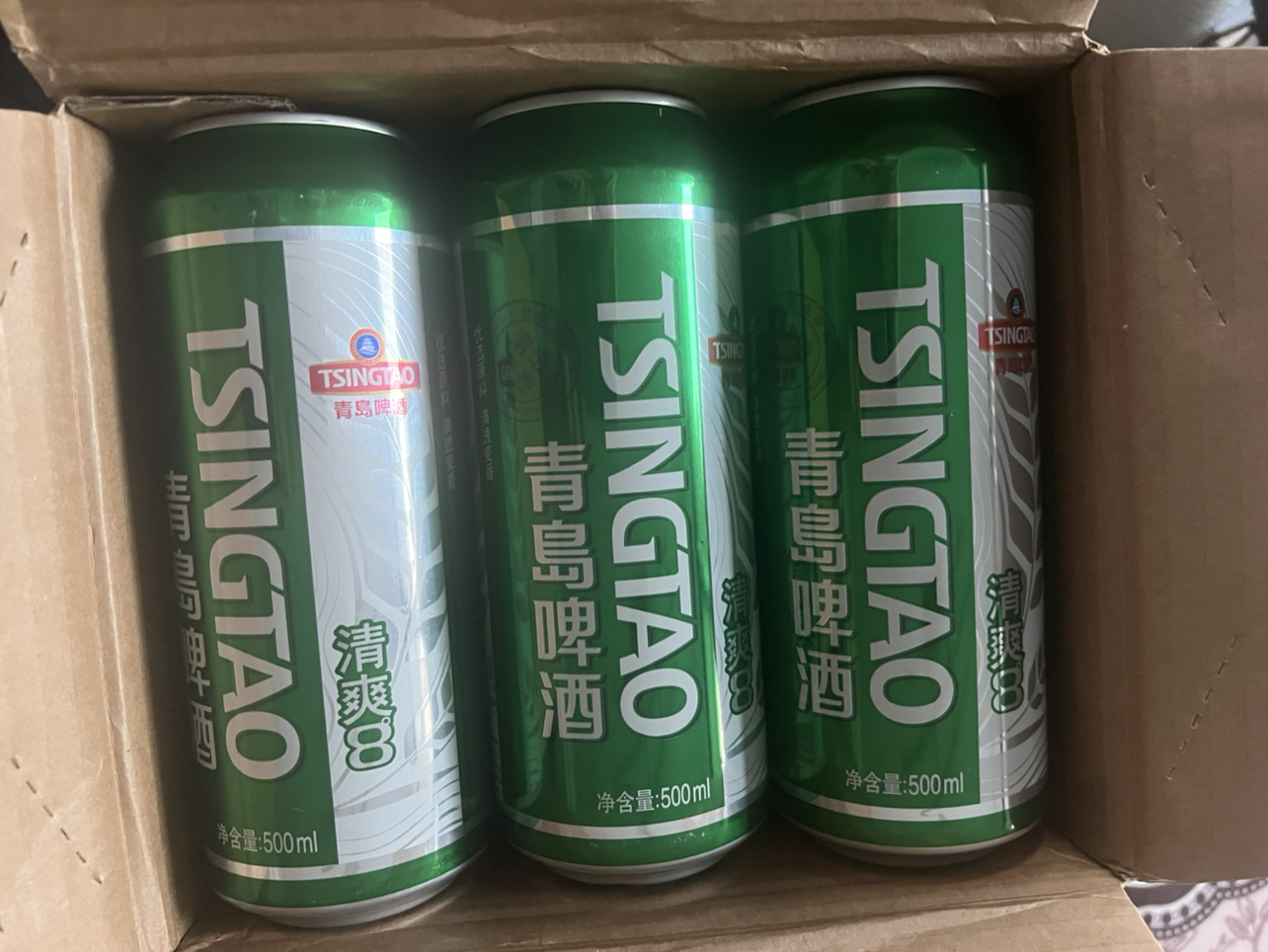 青岛啤酒清爽8度500*9罐啤(电商尊享)晒单图