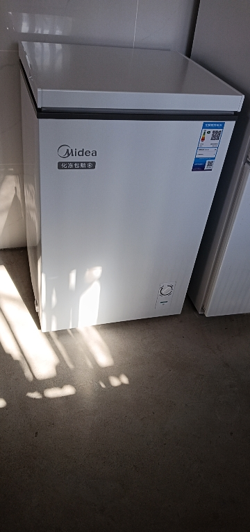 美的BD/BC-100KMC 100升 冷藏冷冻转换 小冰柜 白色家用囤货小冷柜 一级能效 极地白晒单图