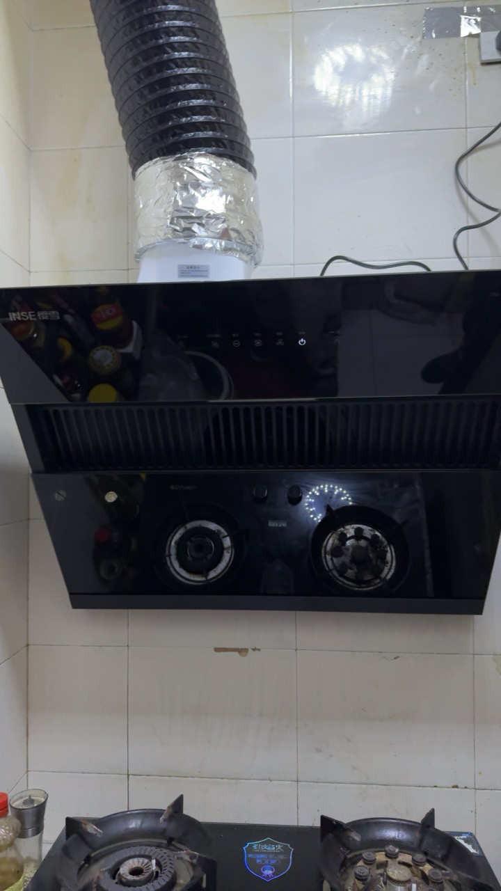 樱雪(INSE)抽油烟机 20m³/min大风量 挥手智控 一键自清洗 家用侧吸油烟机C2325(B)W晒单图