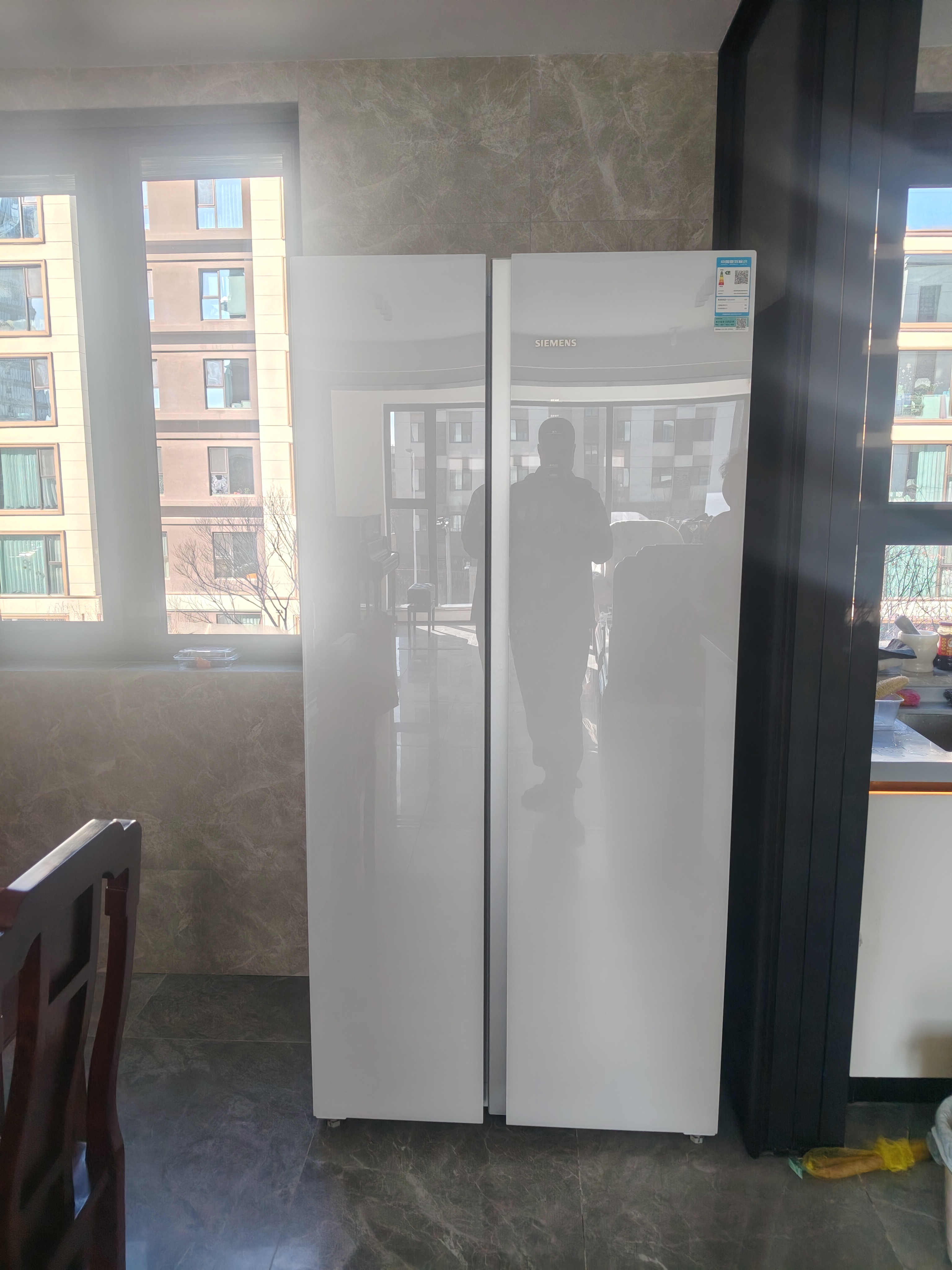 新品西门子(SIEMENS)604升超大容量对开门变频电冰箱双开门博纳臻鲜超氧恒鲜杀菌长效净味净味 KA98CEA20C晒单图