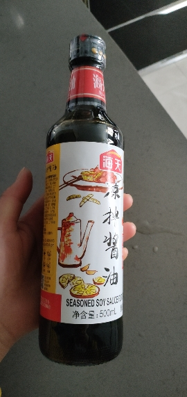 海天凉拌酱油500ml家用凉拌菜专用酱油沙拉汁炒菜调料火锅点蘸凉拌料晒单图